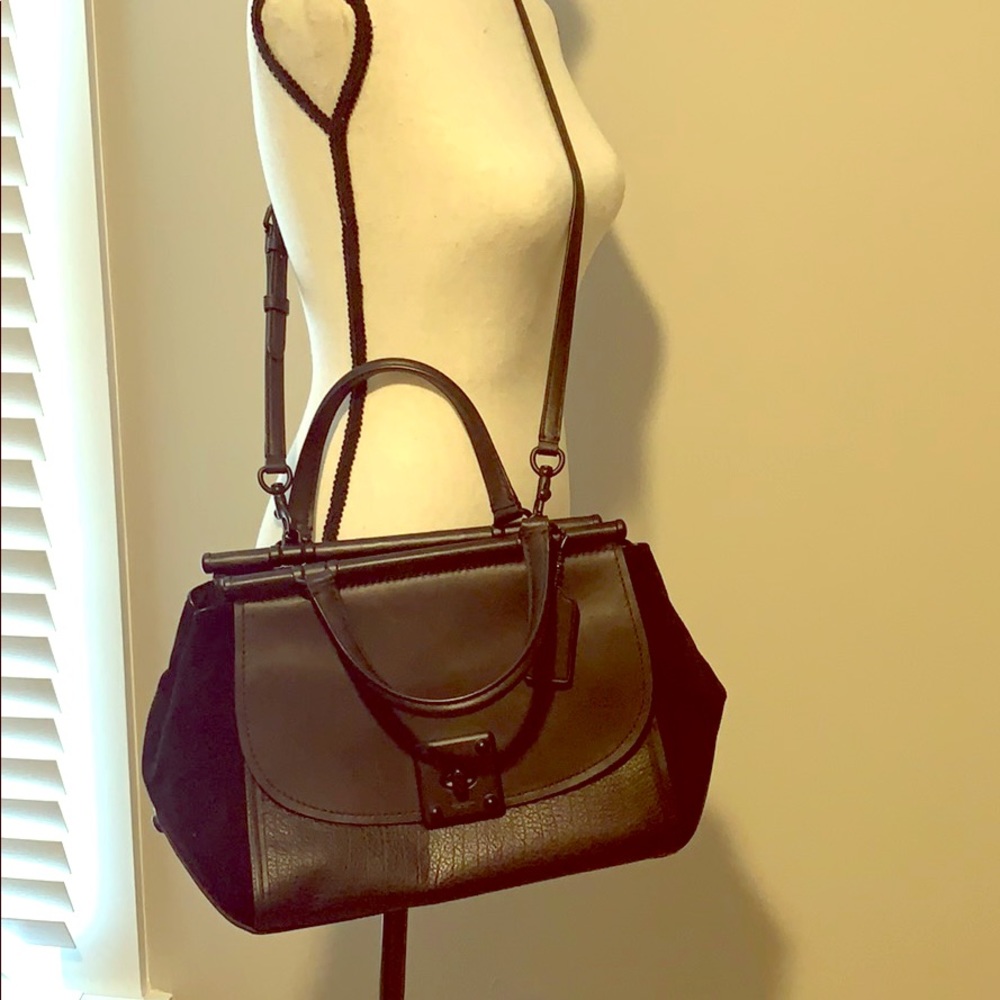 Gorgeous Coach bag- blacked out features